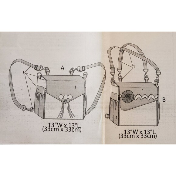 Diaper Bag Used Sewing Pattern McCall's Fashion Accessories M6617 Baby Accessory - Picture 2 of 5